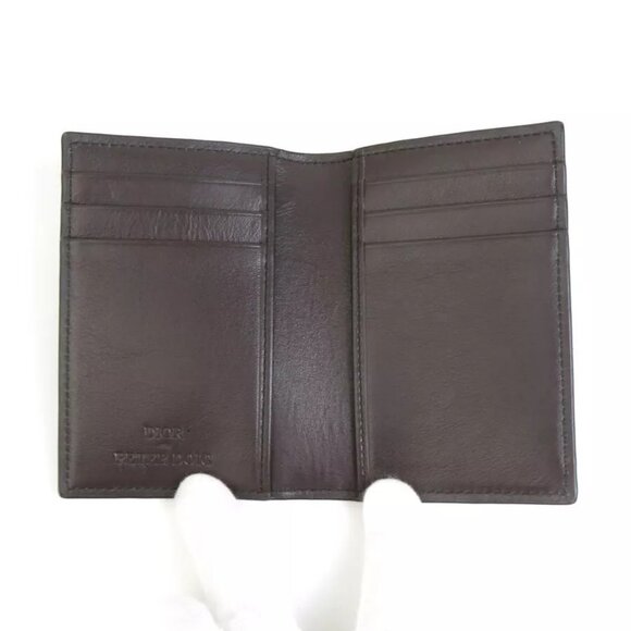 Auth Christian Dior x Peter Doig Card Case Holder Multicolor Leather - Picture 6 of 7